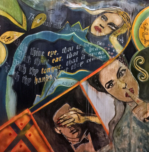 contemporary portrait art in Dubai