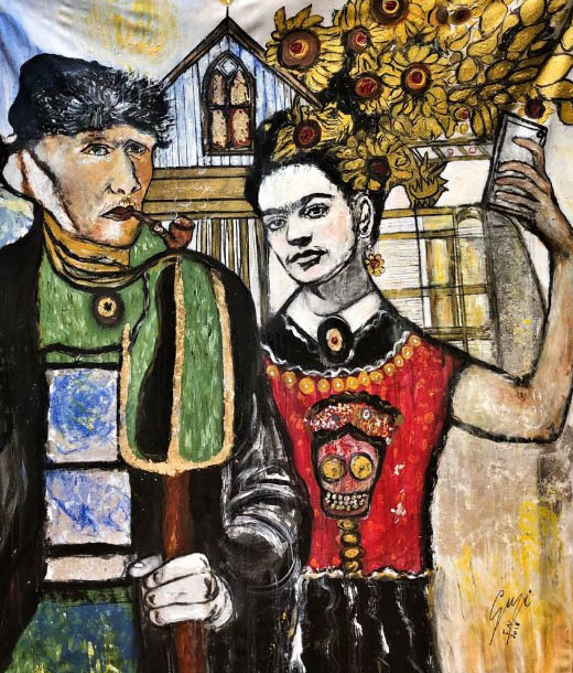 Frida Kahlo and Van Gogh