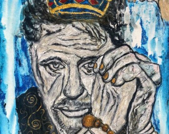 Two Famous Stars in Suzi’s Art: Hallyday and Freddie Mercury